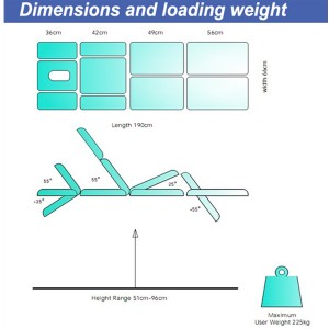 Mutil-Section Electric Treatment Tables